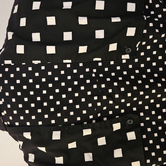 ROCKY MOUNTAIN CLOTHING 1980s Black and White Check Button Down Shirt - Picture 8 of 12